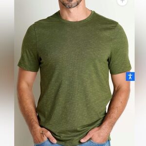 Toad & Co. Men’s Tempo Crew Tee Slim Fit Small Camo Army Green NWOT
